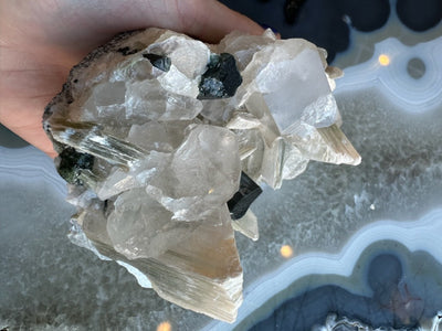 Blue Indicolite Tourmaline on Matrix from Nuristan, Afghanistan by Rare Earth Gallery - product image 12 for Resin Society