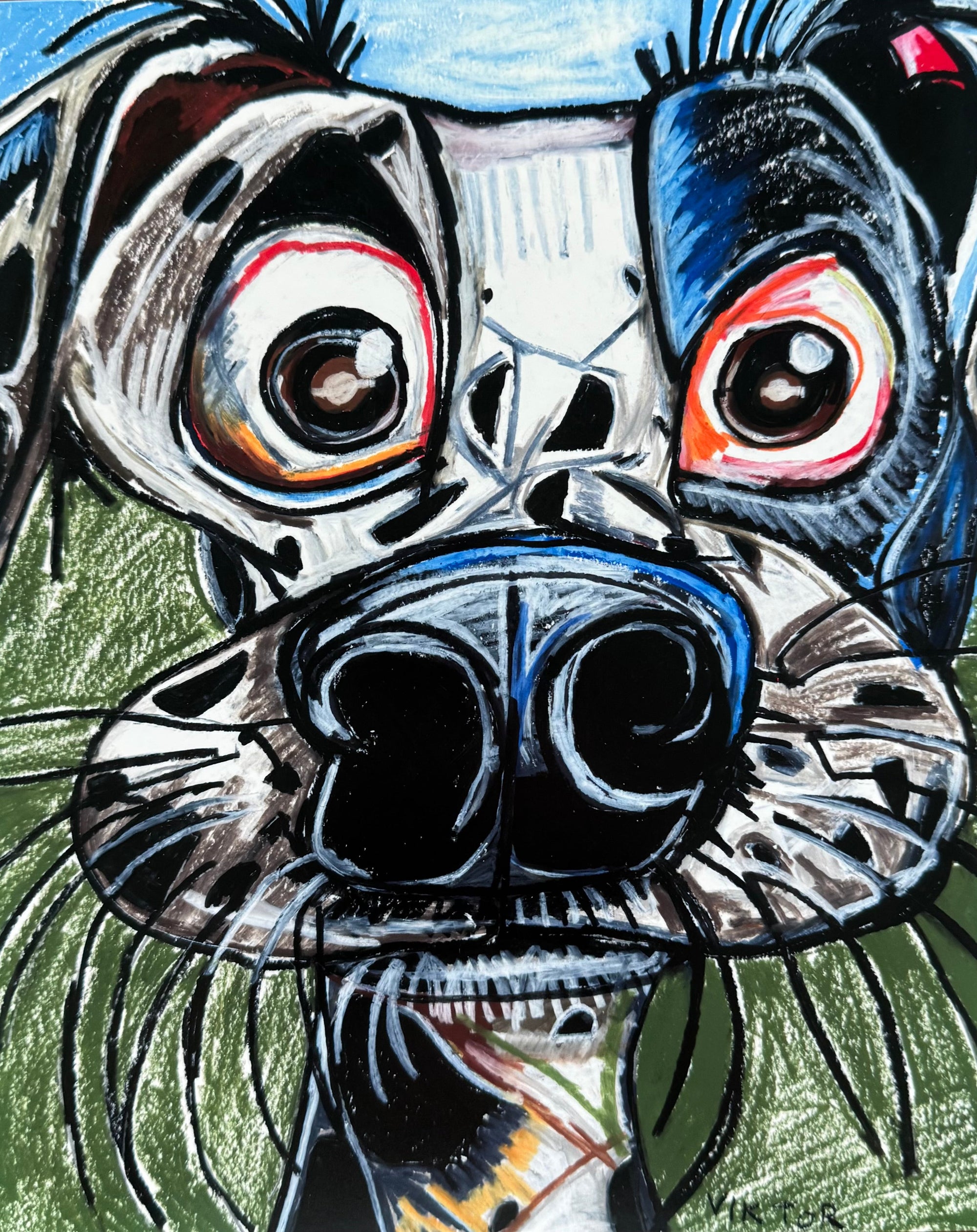 Funny Dalmatian - Art Prints by Vichy's Art - Resin Society