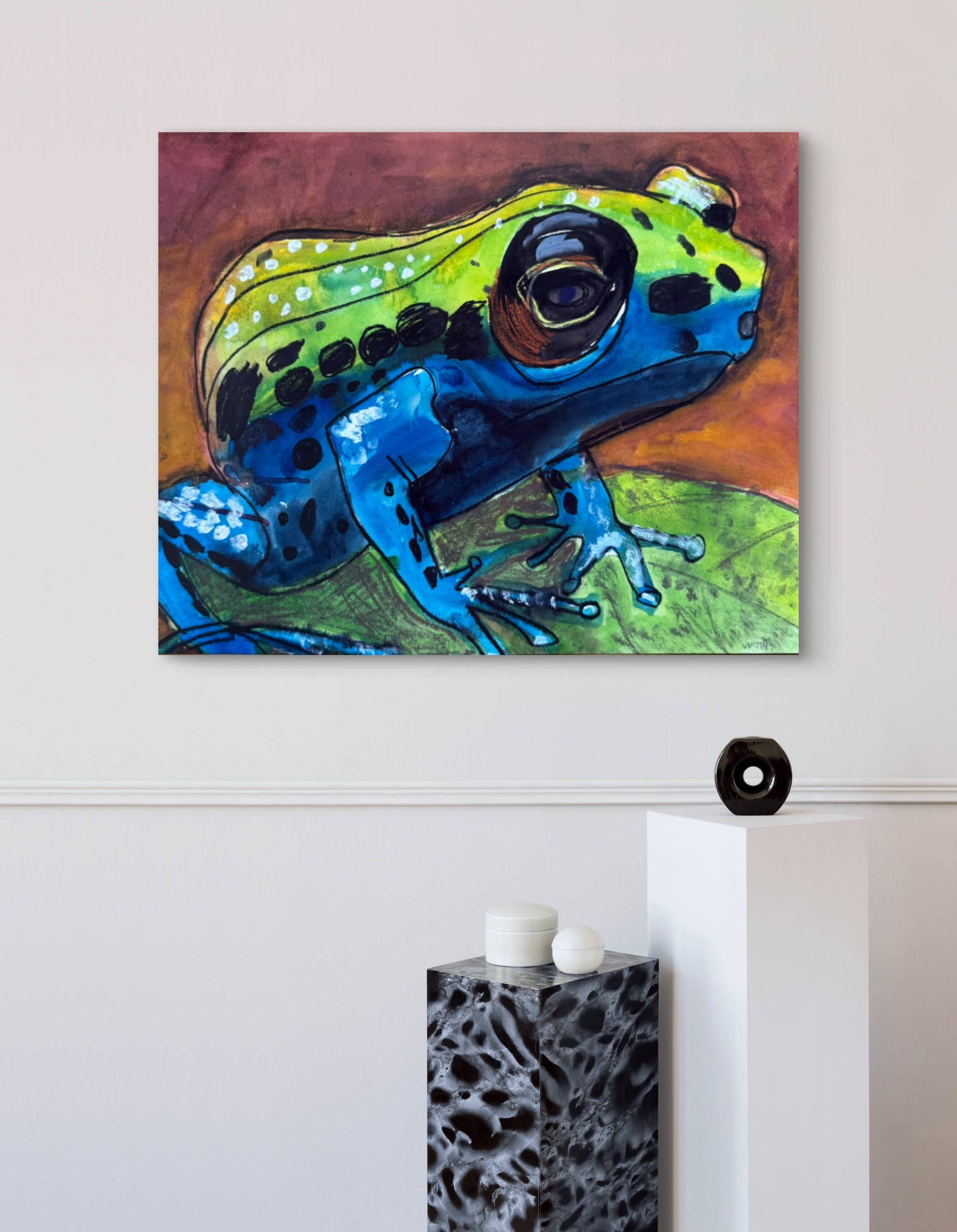 Watercolor Frog III - Art Prints detail image - Resin Society