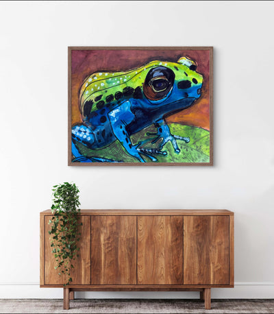 Watercolor Frog III - Art Prints detail image - Resin Society