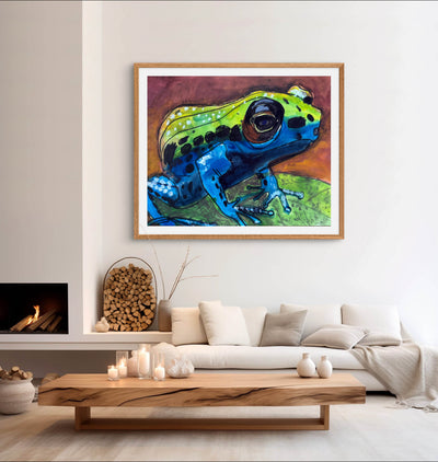 Watercolor Frog III - Art Prints detail image - Resin Society