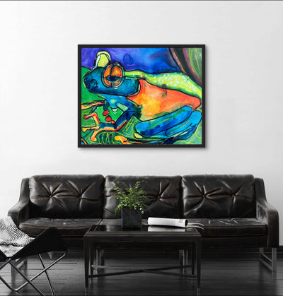 Watercolor Frog II - Art Prints detail image - Resin Society