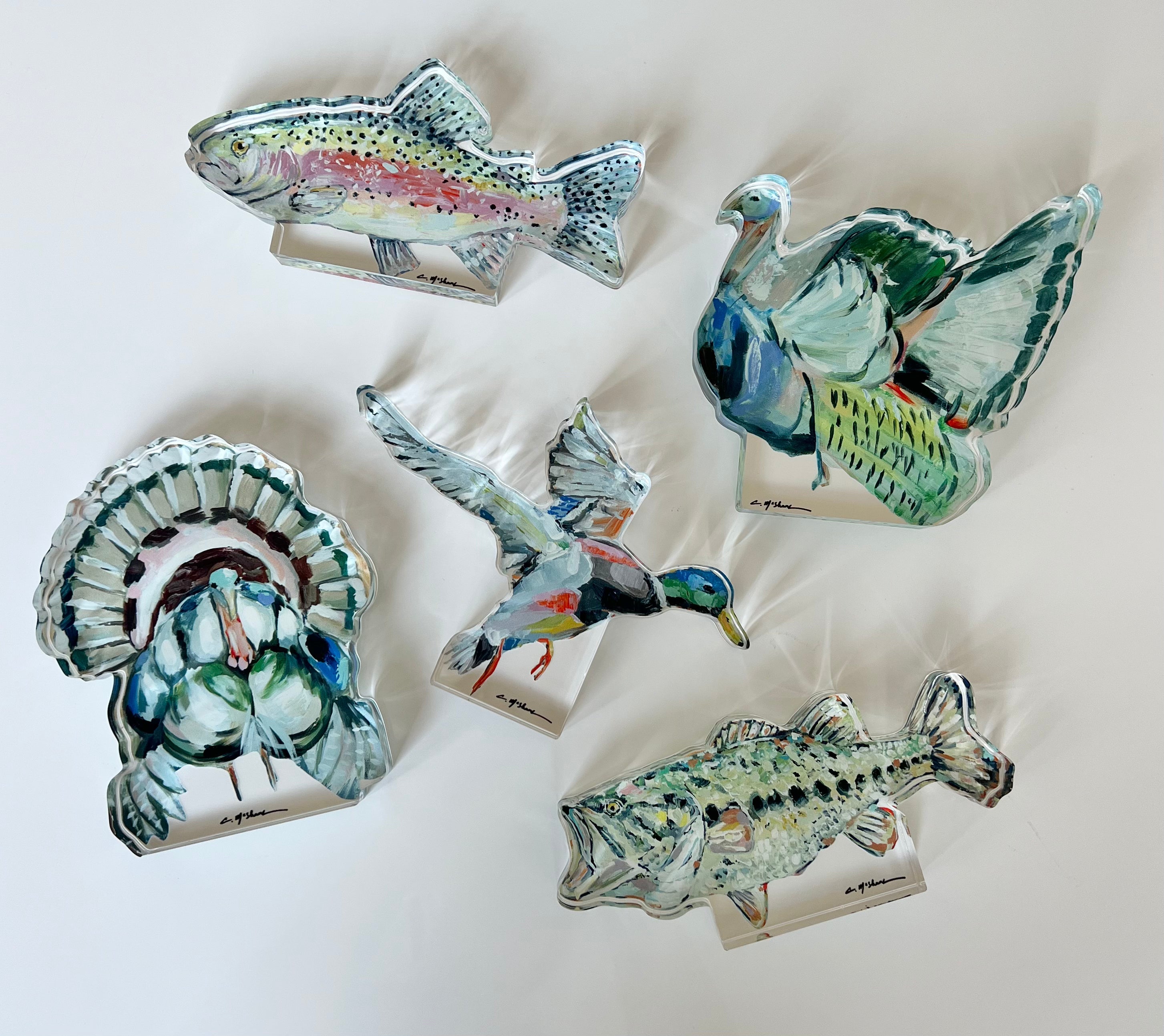 Take Flight Mallard Duck Acrylic Tabletop Art