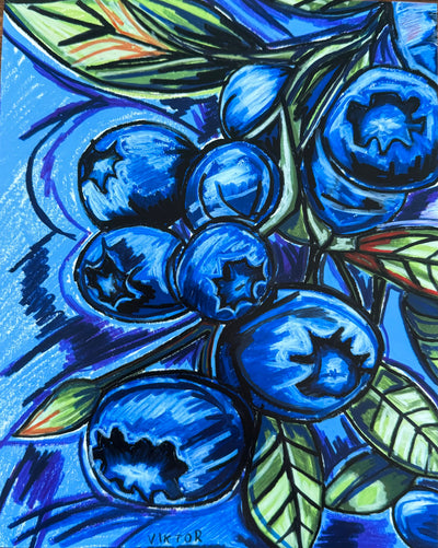 Beautifully Blue - Art Prints by Vichy's Art - Resin Society