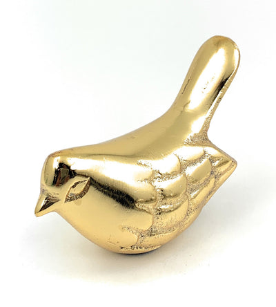 Vibhsa Bird Figurines Symbols of Health & Happiness (Golden Rustic)