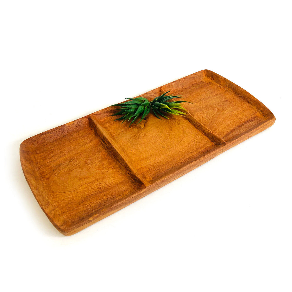 Teak 3 Part Serving Platter by Mbare Ltd - main product image for Resin Society