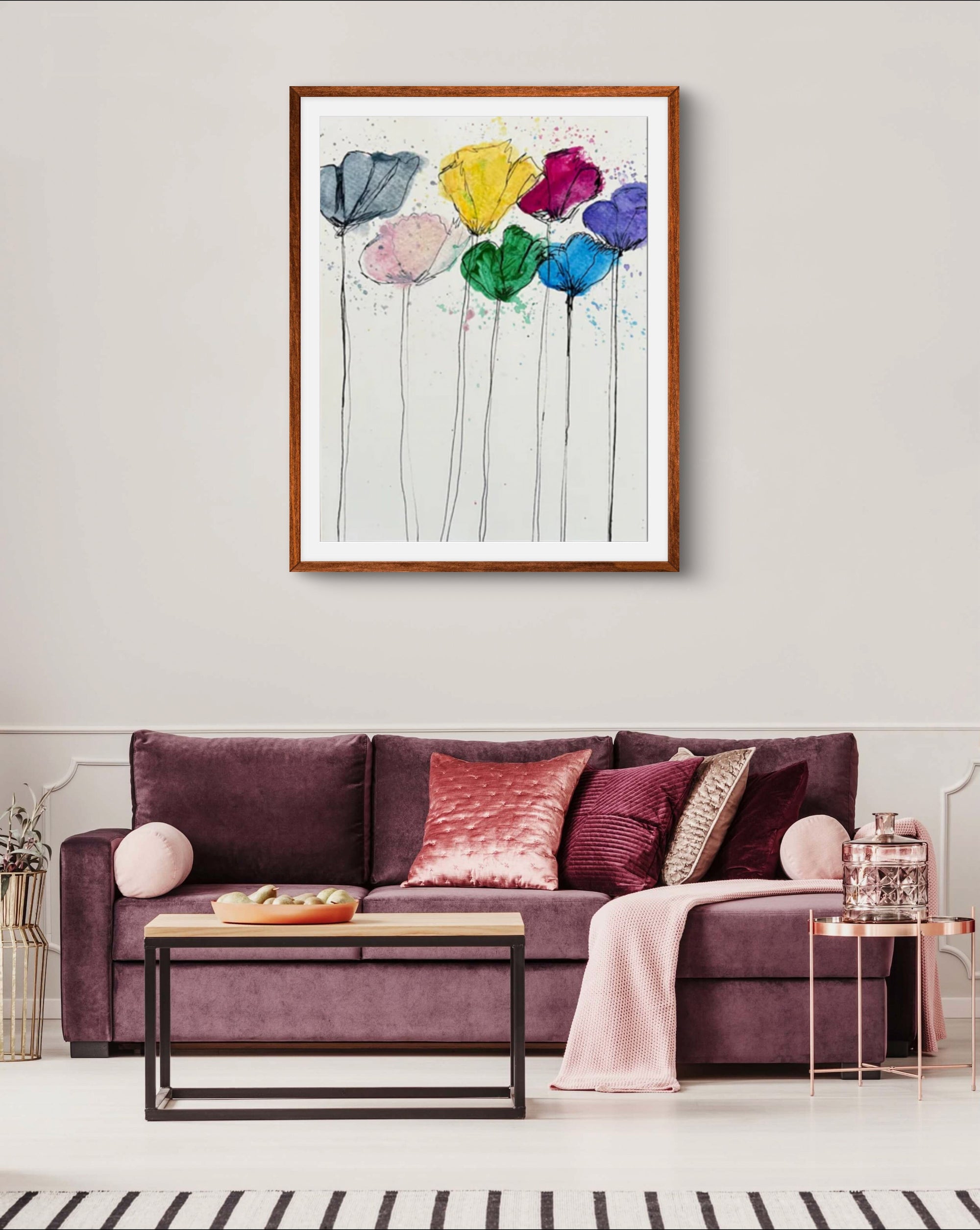 7 flowers - Art Prints detail image - Resin Society