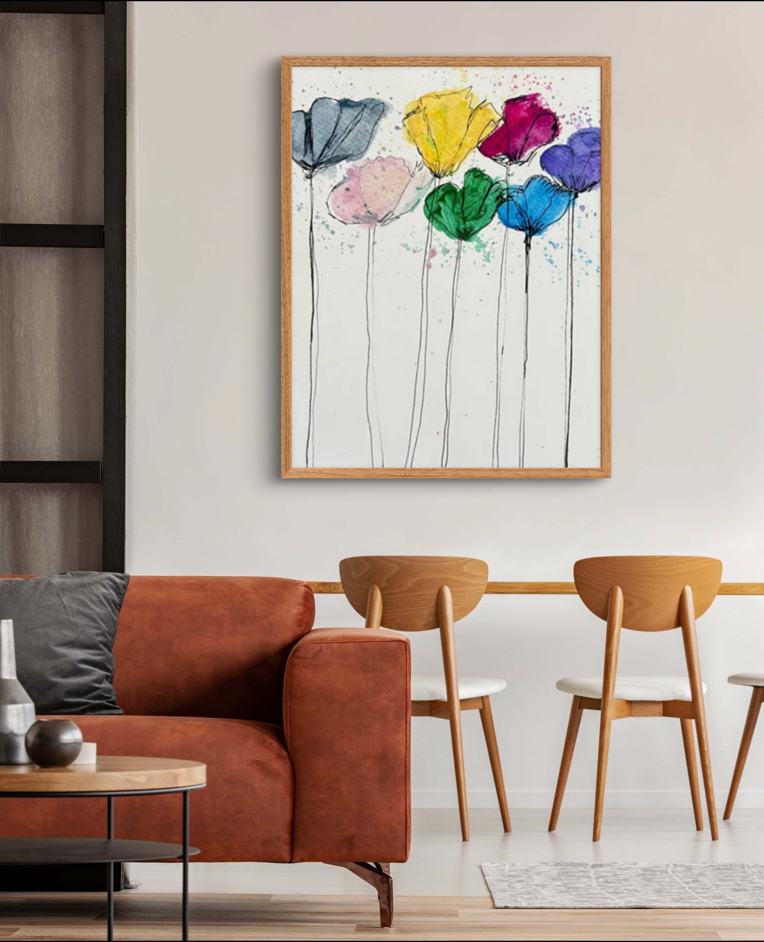 7 flowers - Art Prints detail image - Resin Society