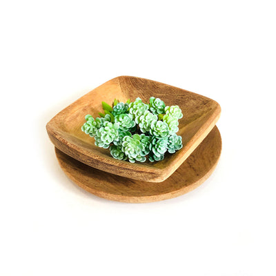 Round Teak Serving Platter by Mbare Ltd - product image 5 for Resin Society