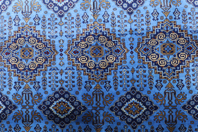 Hand-Knotted Afghani Zerkhaki Wool Rug – 6’7″ x 9’3″ by Rugistan - product image 4 for Resin Society