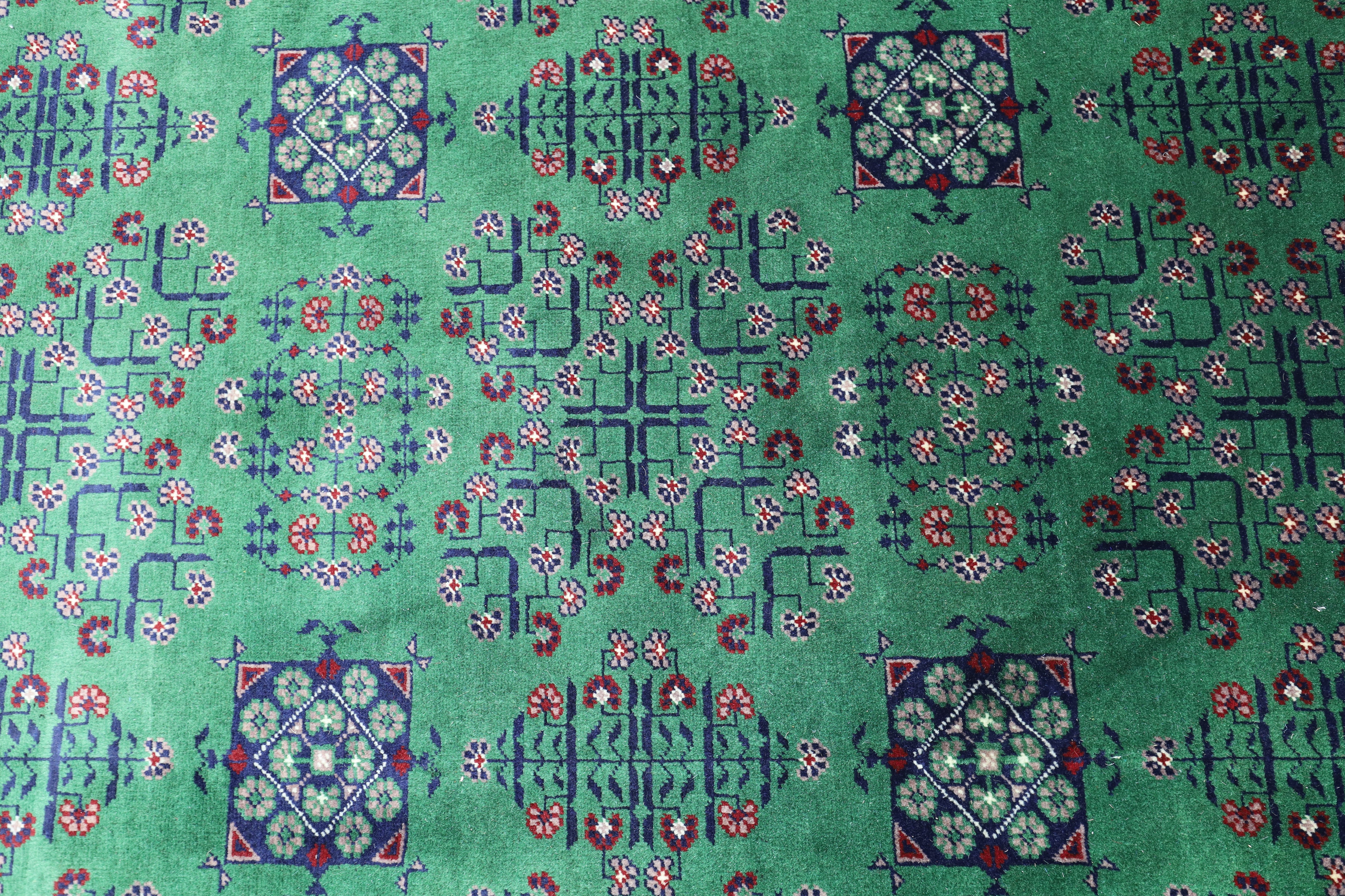Hand-Knotted Afghani Bukharayi Wool Rug – 6’7″ x 9’9″ by Rugistan - product image 4 for Resin Society