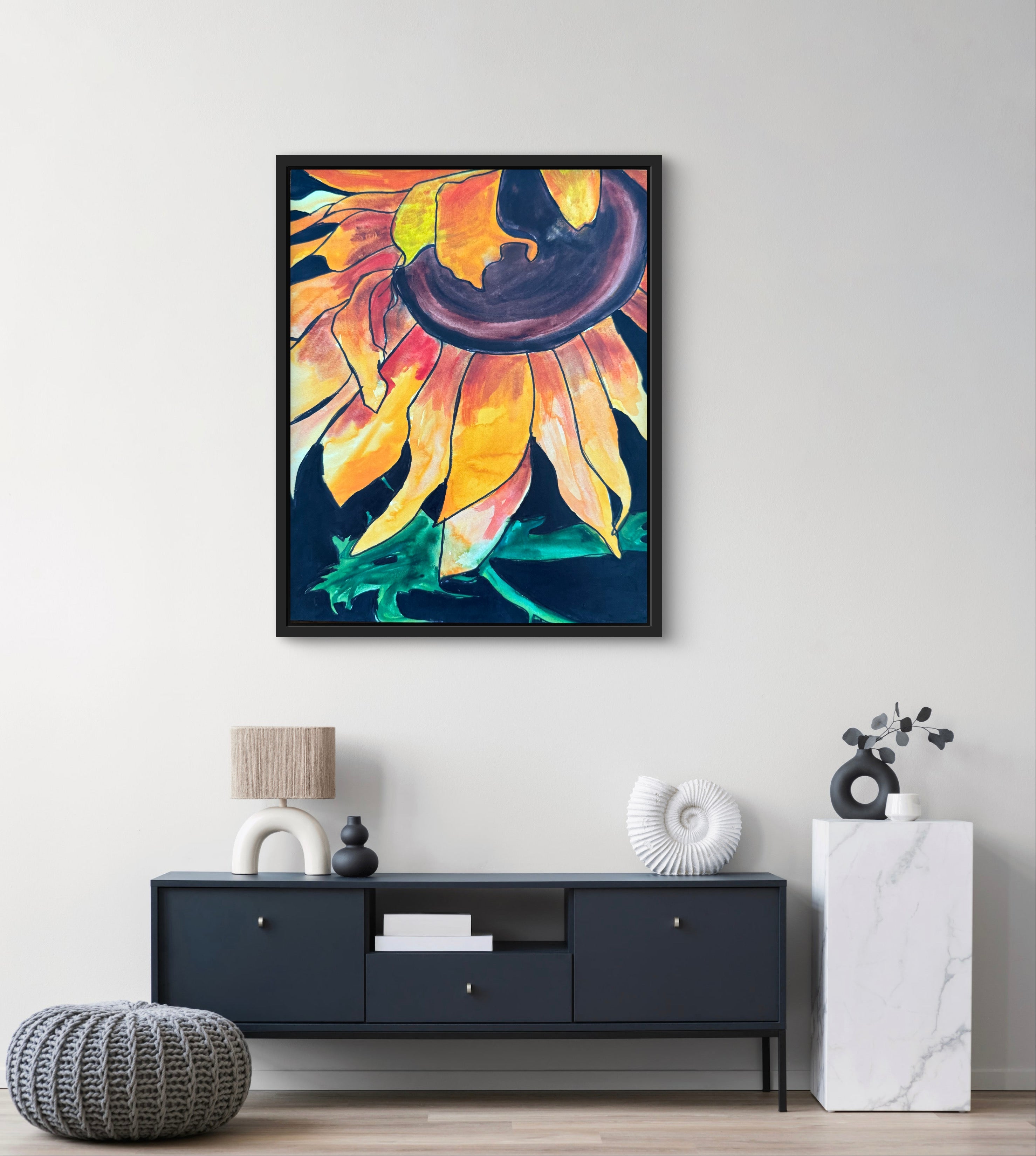 Just A Sunflower - Art Prints detail image - Resin Society