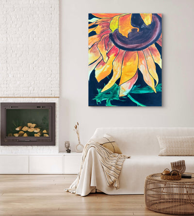 Just A Sunflower - Art Prints detail image - Resin Society