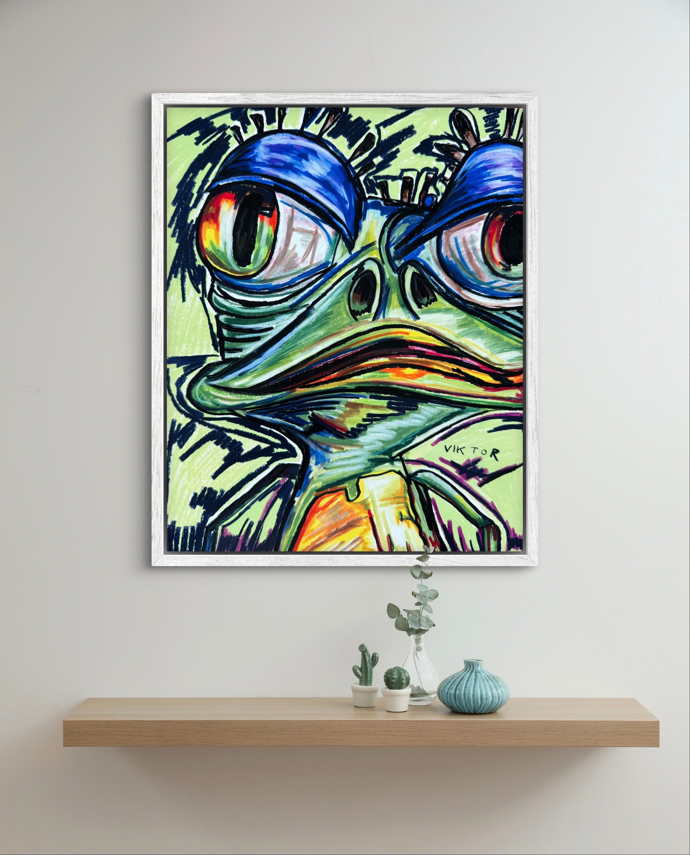 Crazy Frog - Art Prints detail image - Resin Society