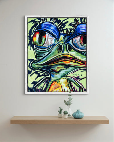 Crazy Frog - Art Prints detail image - Resin Society