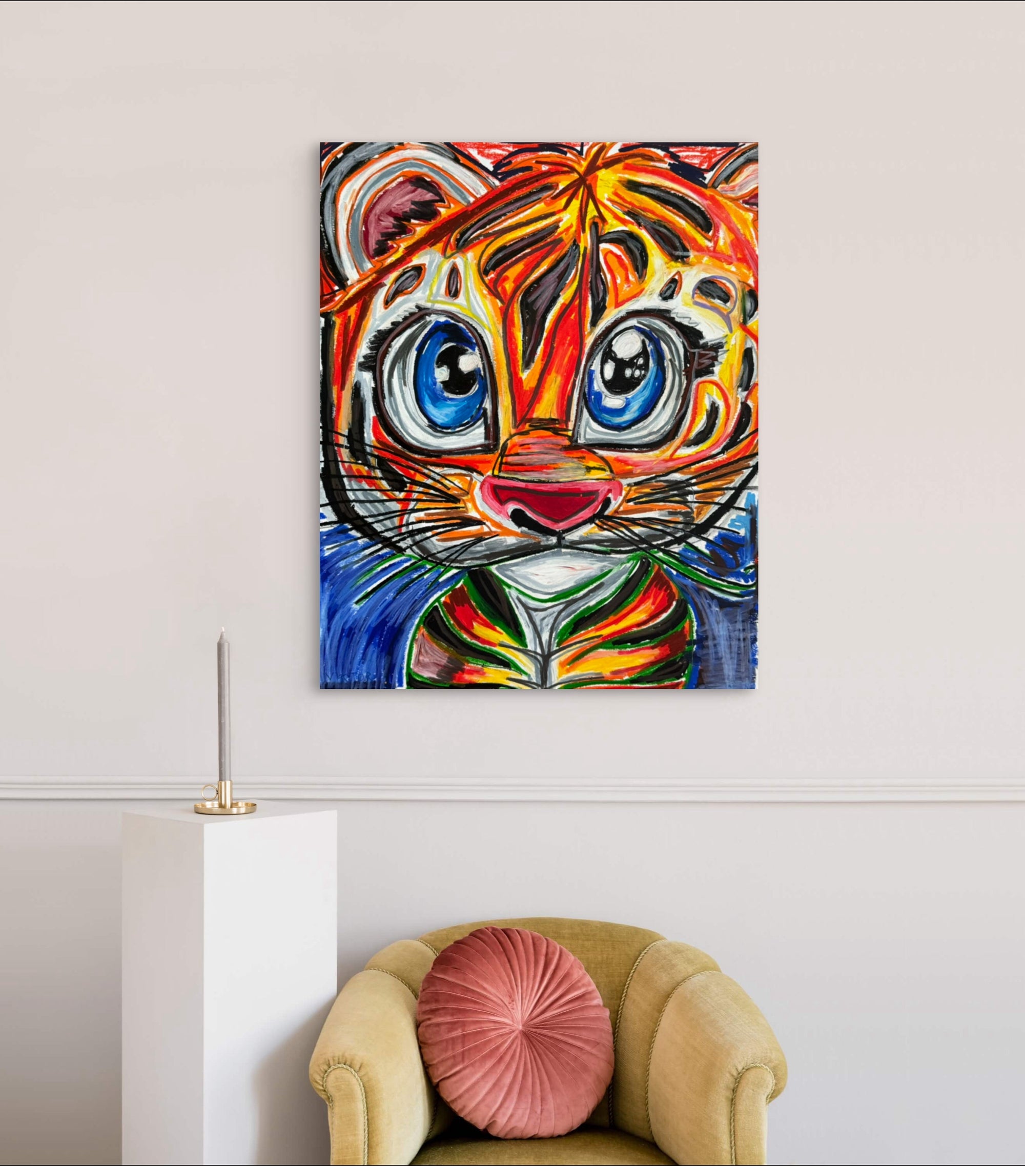 Baby Tiger - Art Prints detail image - Resin Society