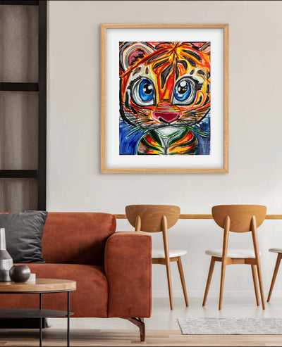 Baby Tiger - Art Prints detail image - Resin Society