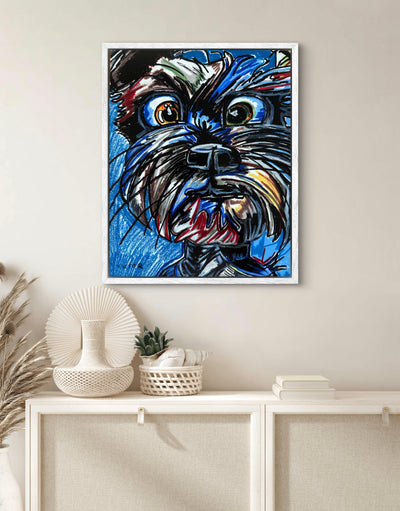 The Blue Schnauzer - Art Prints detail image - Resin Society