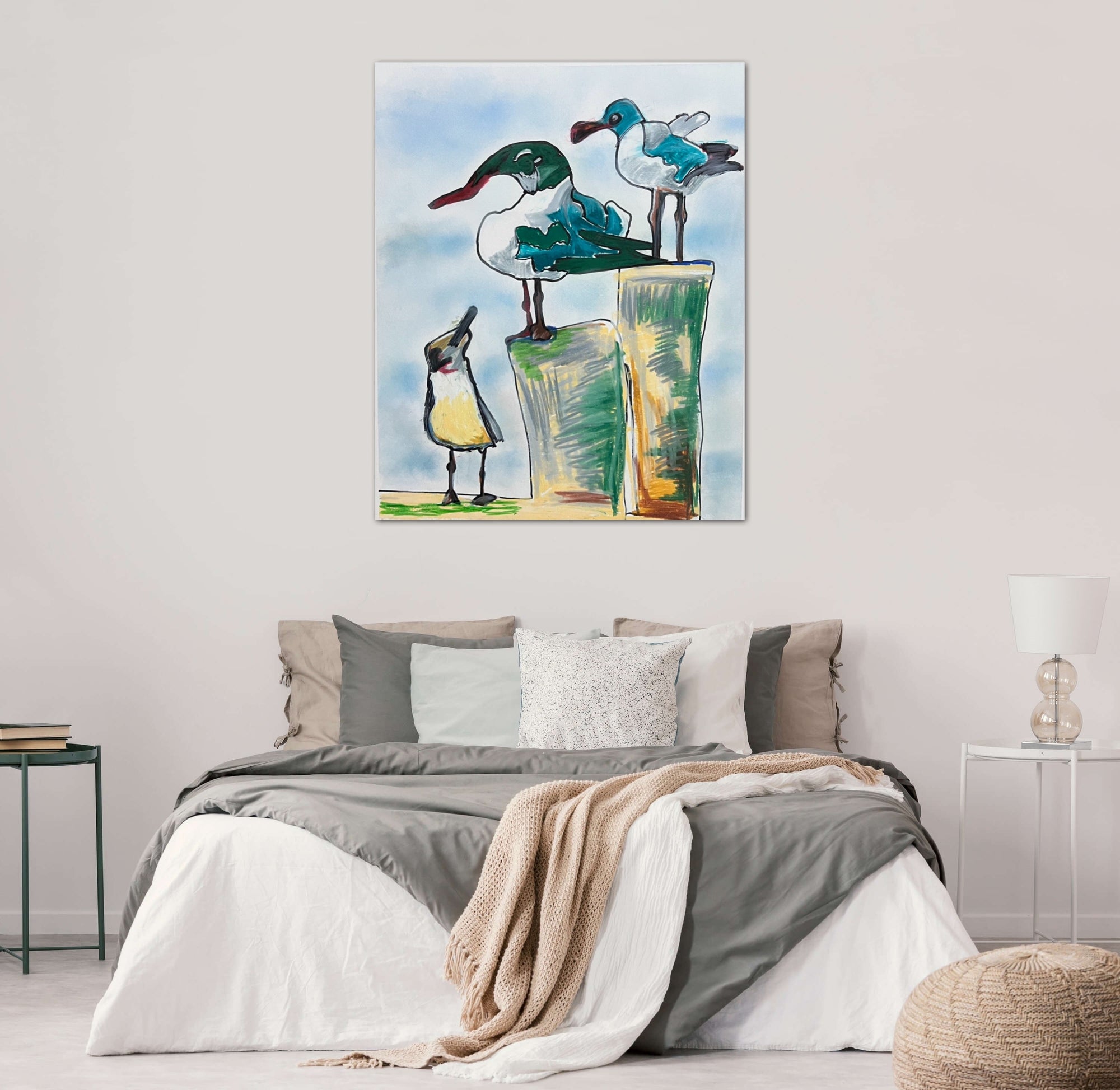 The Seagulls - Art Prints detail image - Resin Society