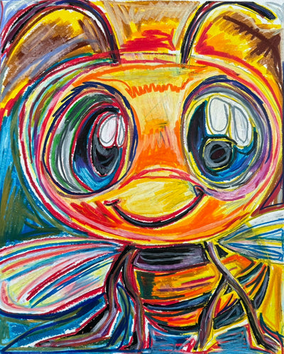 Bumble The Bee - Art Prints by Vichy's Art - Resin Society