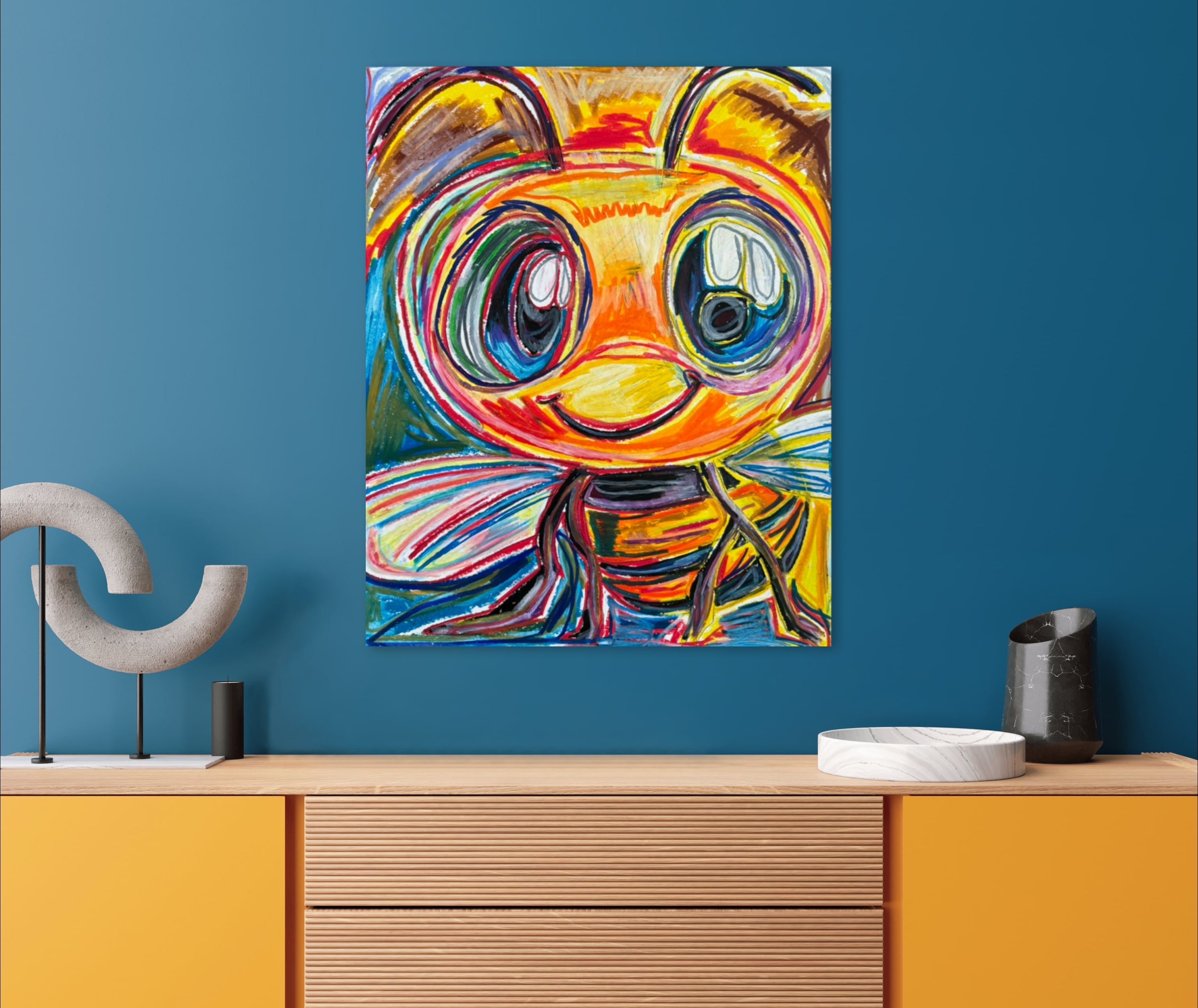 Bumble The Bee - Art Prints detail image - Resin Society
