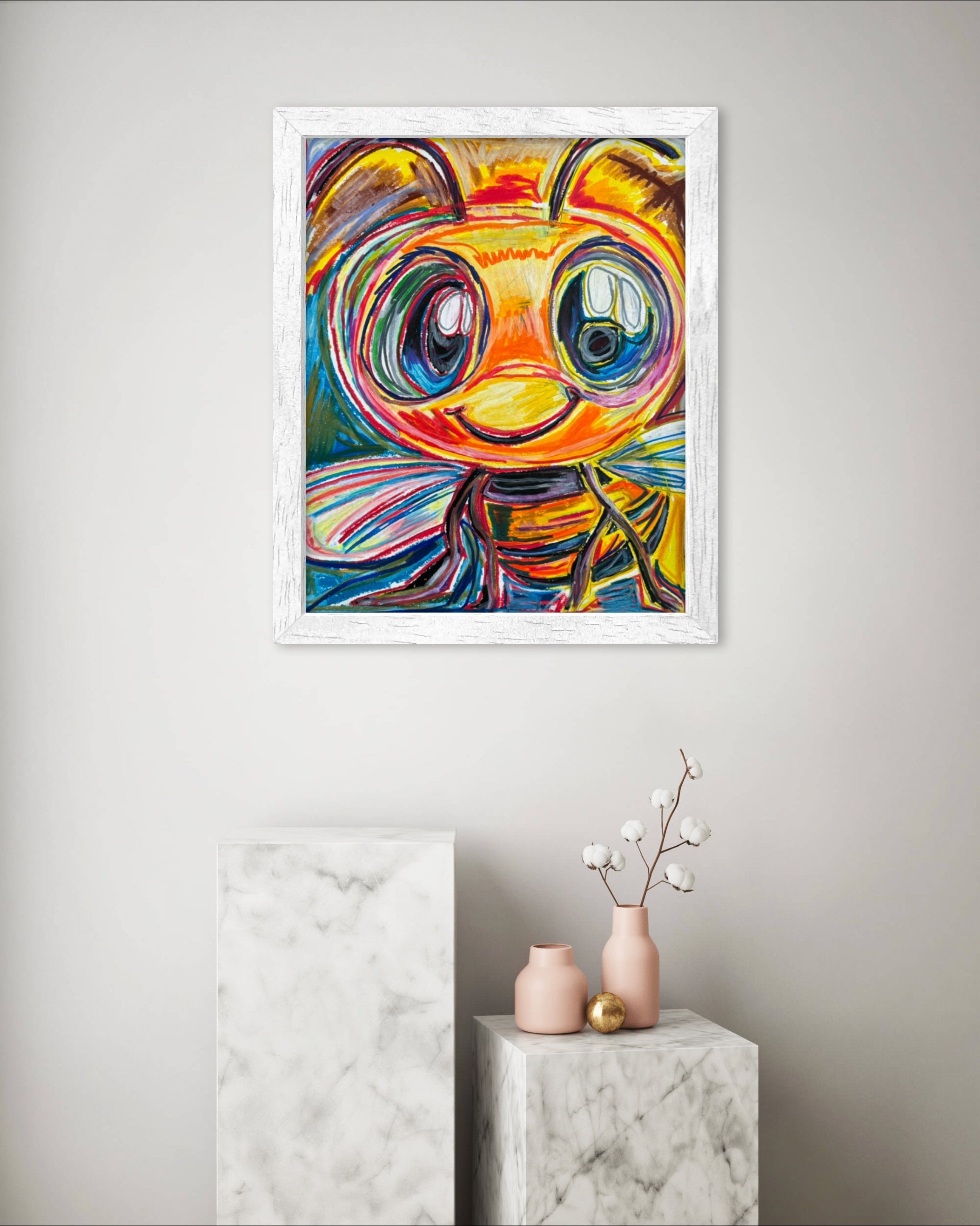Bumble The Bee - Art Prints detail image - Resin Society