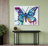 Purple Wings - Art Prints by Vichy's Art - Resin Society