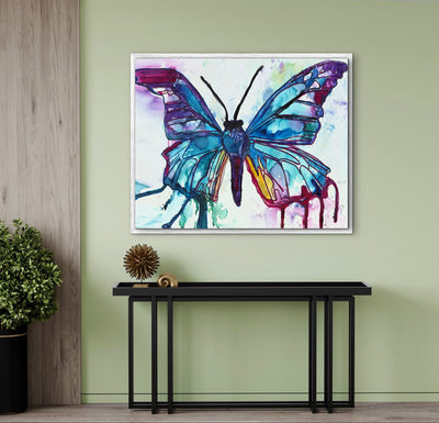 Purple Wings - Art Prints by Vichy's Art - Resin Society