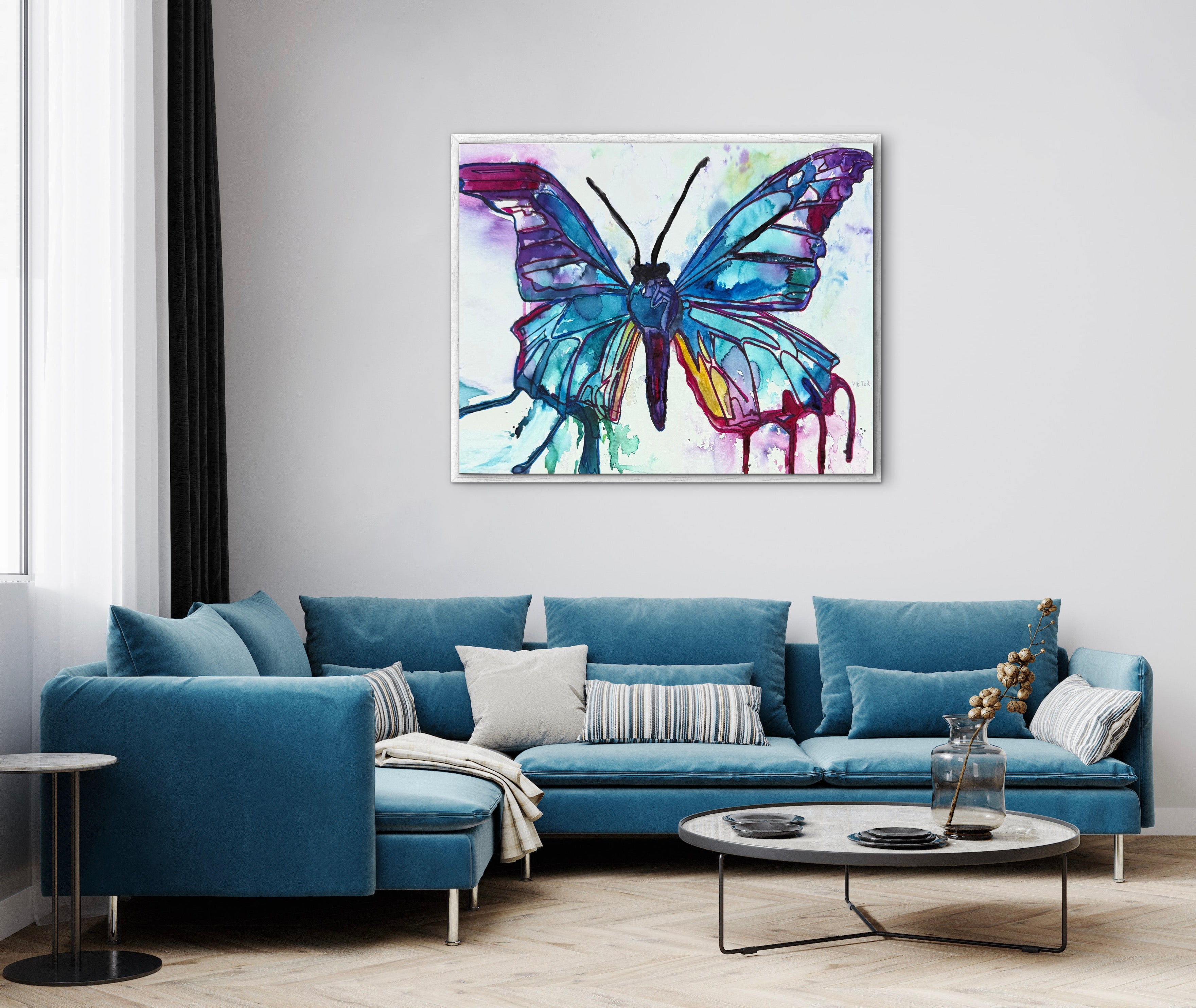 Purple Wings - Art Prints detail image - Resin Society