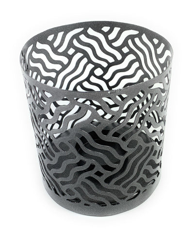 Votive Candle Holders Set of 2 Grey