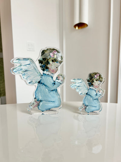"Tiny Wings IV" Angel Acrylic Tabletop Art