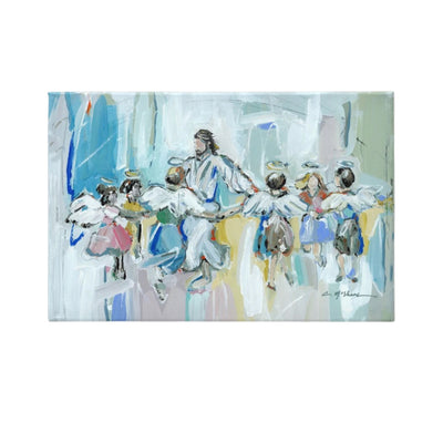 "Dancing With Jesus" on canvas by Chelsea McShane Art - product image 2 for Resin Society