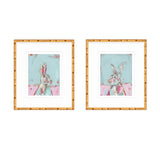 Bunny Girl Fine Art Print showing a girl with a bunny on premium archival paper