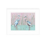 Follow Your Path Blue Herons Fine Art Print