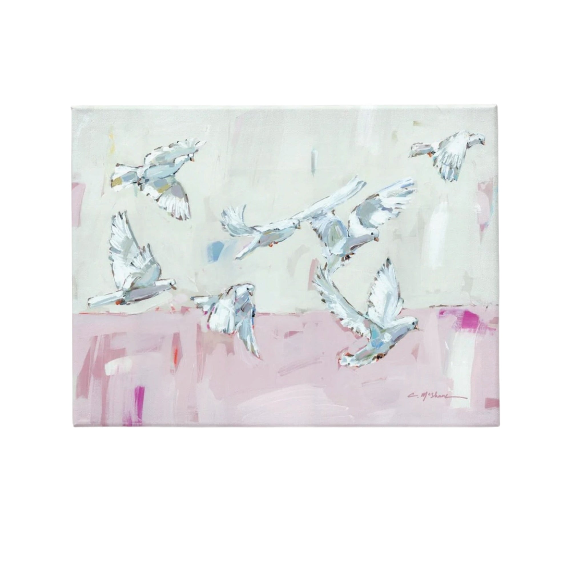 "Peace On Earth I" on canvas by Chelsea McShane Art - main product image for Resin Society