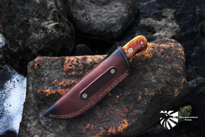 Custom /Titan Spade/ Damasucs Steel Hunting Knife (SPADE)