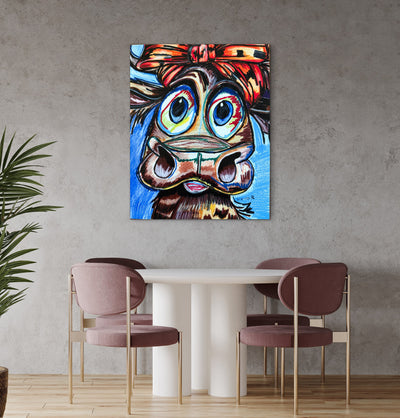 Cow Girl - Art Prints detail image - Resin Society