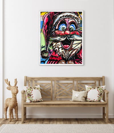Joyful Santa - Art Prints detail image - Resin Society