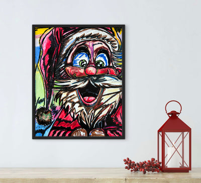 Joyful Santa - Art Prints detail image - Resin Society