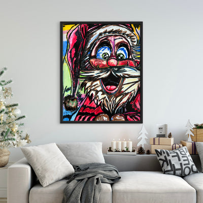 Joyful Santa - Art Prints detail image - Resin Society