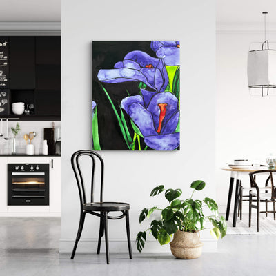Purple Calla - Art Prints detail image - Resin Society