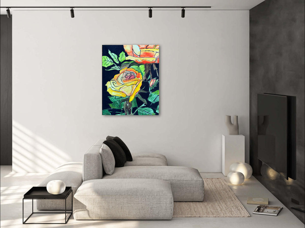 Yellow Roses - Art Prints detail image - Resin Society