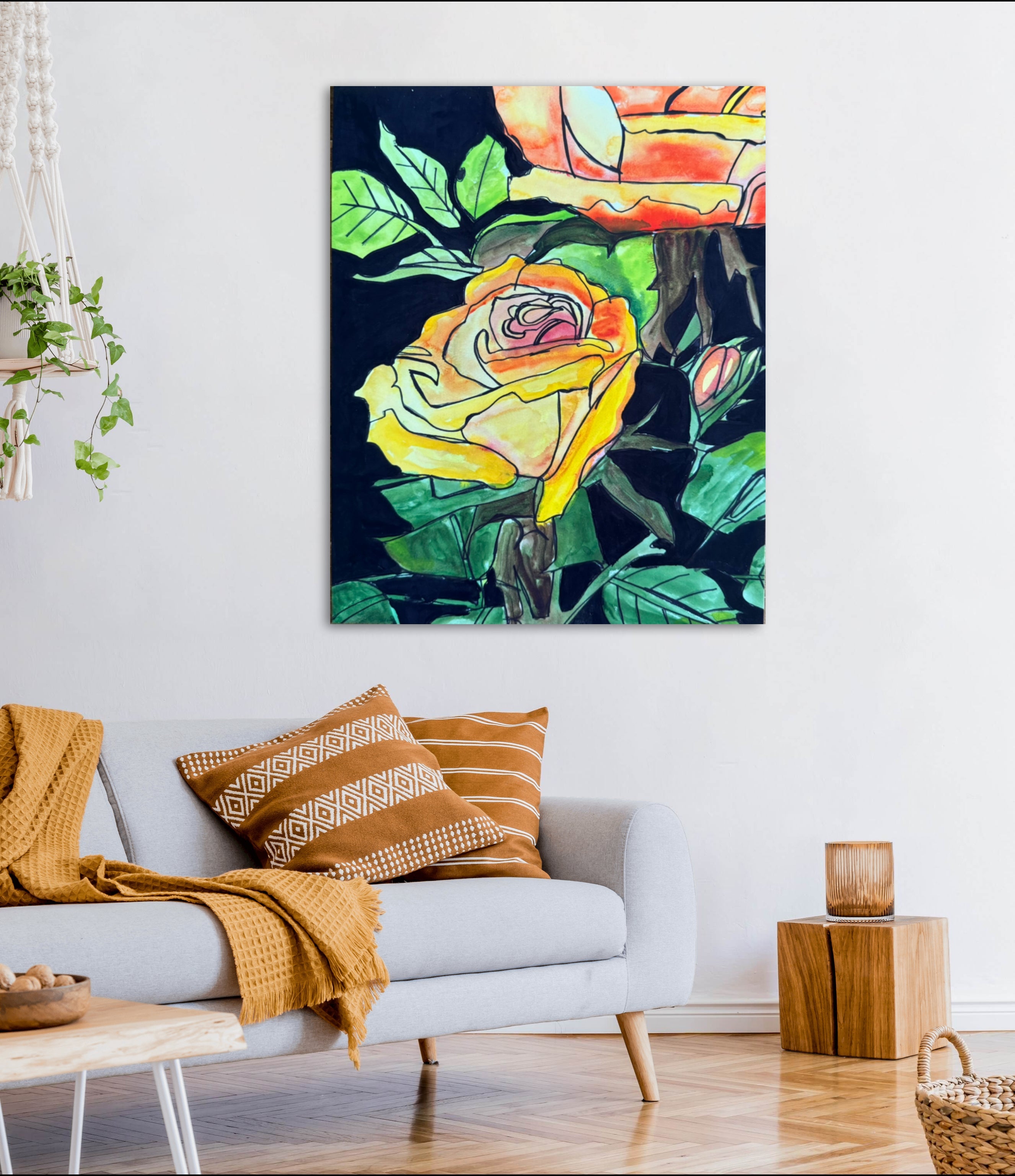 Yellow Roses - Art Prints detail image - Resin Society
