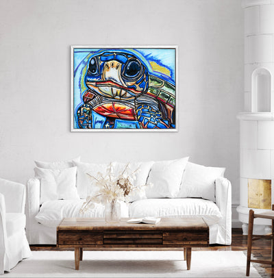 Cute Baby Turtle - Art Prints (landscape) detail image - Resin Society