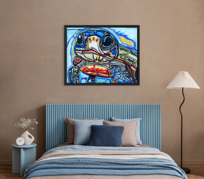 Cute Baby Turtle - Art Prints (landscape) detail image - Resin Society
