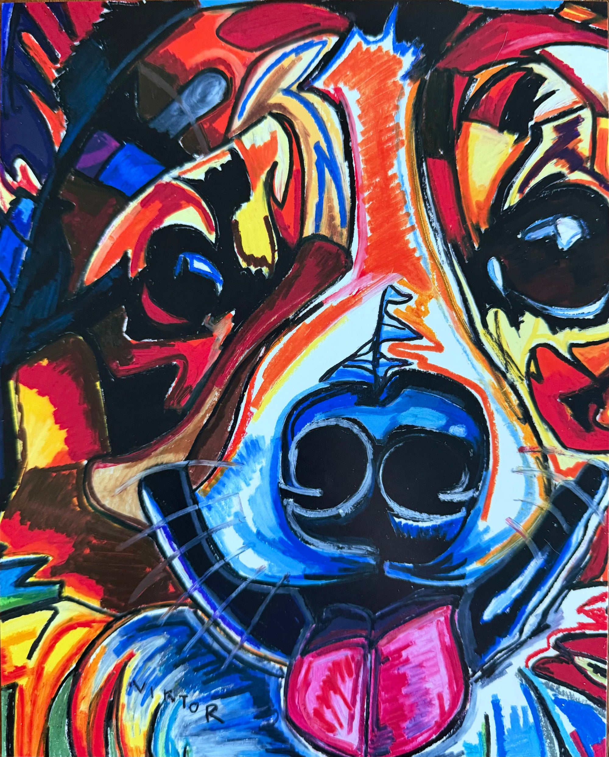 Hazel The Corgi - Art Prints by Vichy's Art - Resin Society