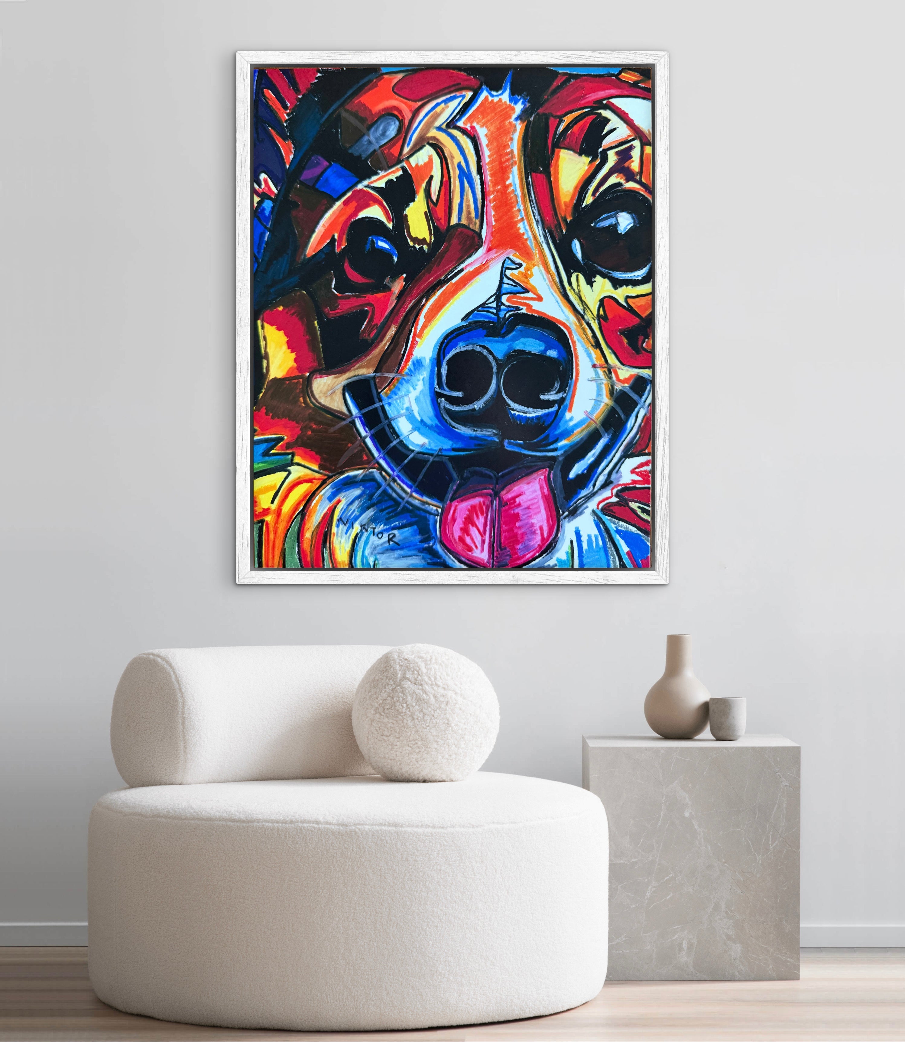 Hazel The Corgi - Art Prints detail image - Resin Society