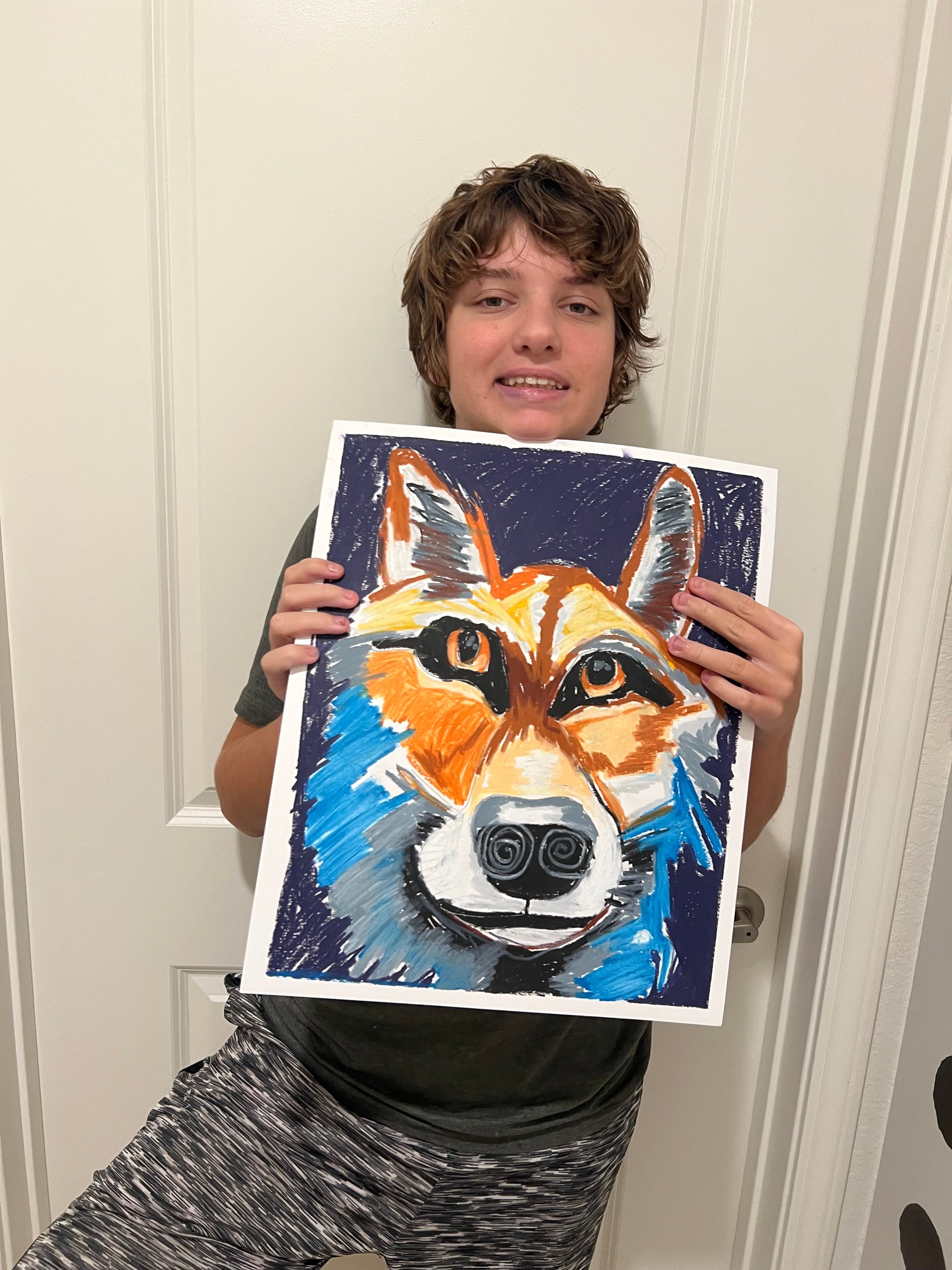 Reynard, The Colorful Fox - Art Prints detail image - Resin Society