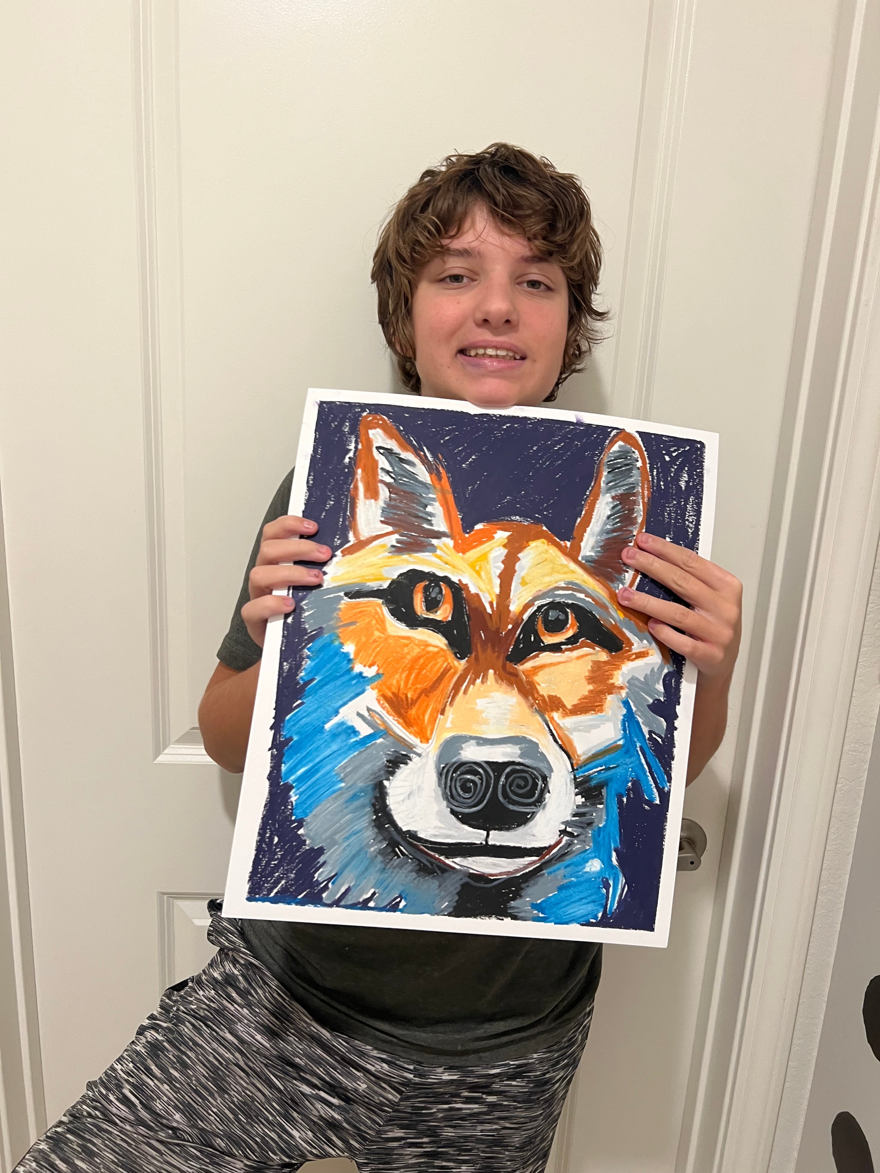 Reynard, The Colorful Fox - Art Prints detail image - Resin Society
