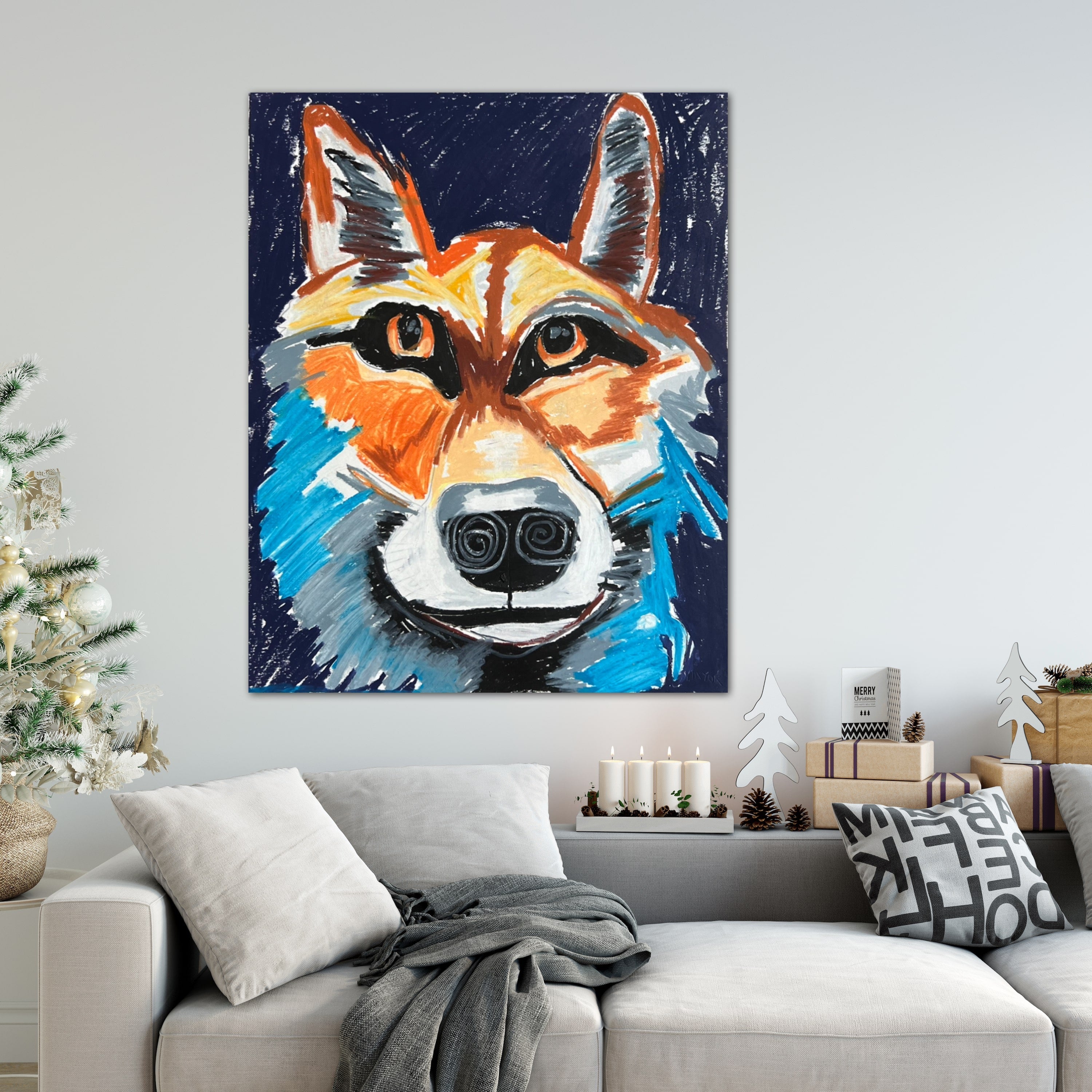 Reynard, The Colorful Fox - Art Prints detail image - Resin Society